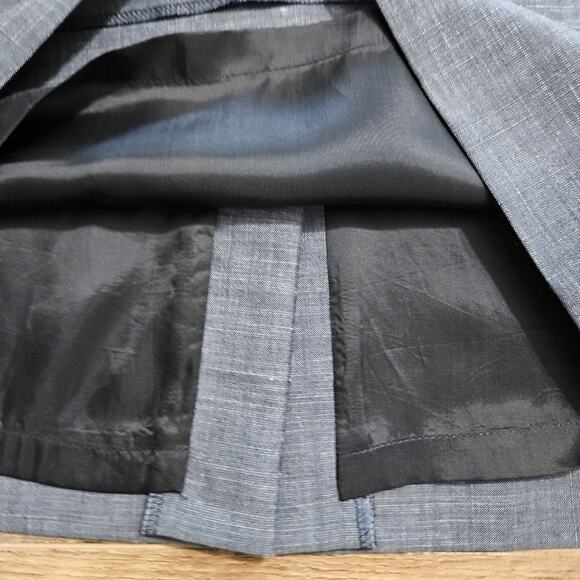 Escada Skirt Womens Gray EU 42 Wool Mohair Pencil Knee Length Corpcore US 12 - Picture 5 of 16